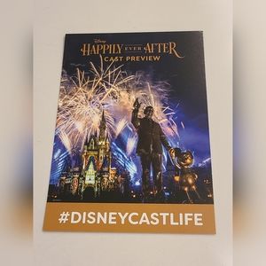 Walt Disney World "Happily Ever After" Cast Member Night Preview Flyer